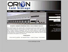 Tablet Screenshot of orioncold.com